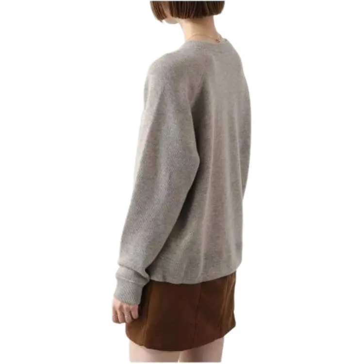 CELINE Triomphe Crew Neck Sweater In Wool And Cashmere-5