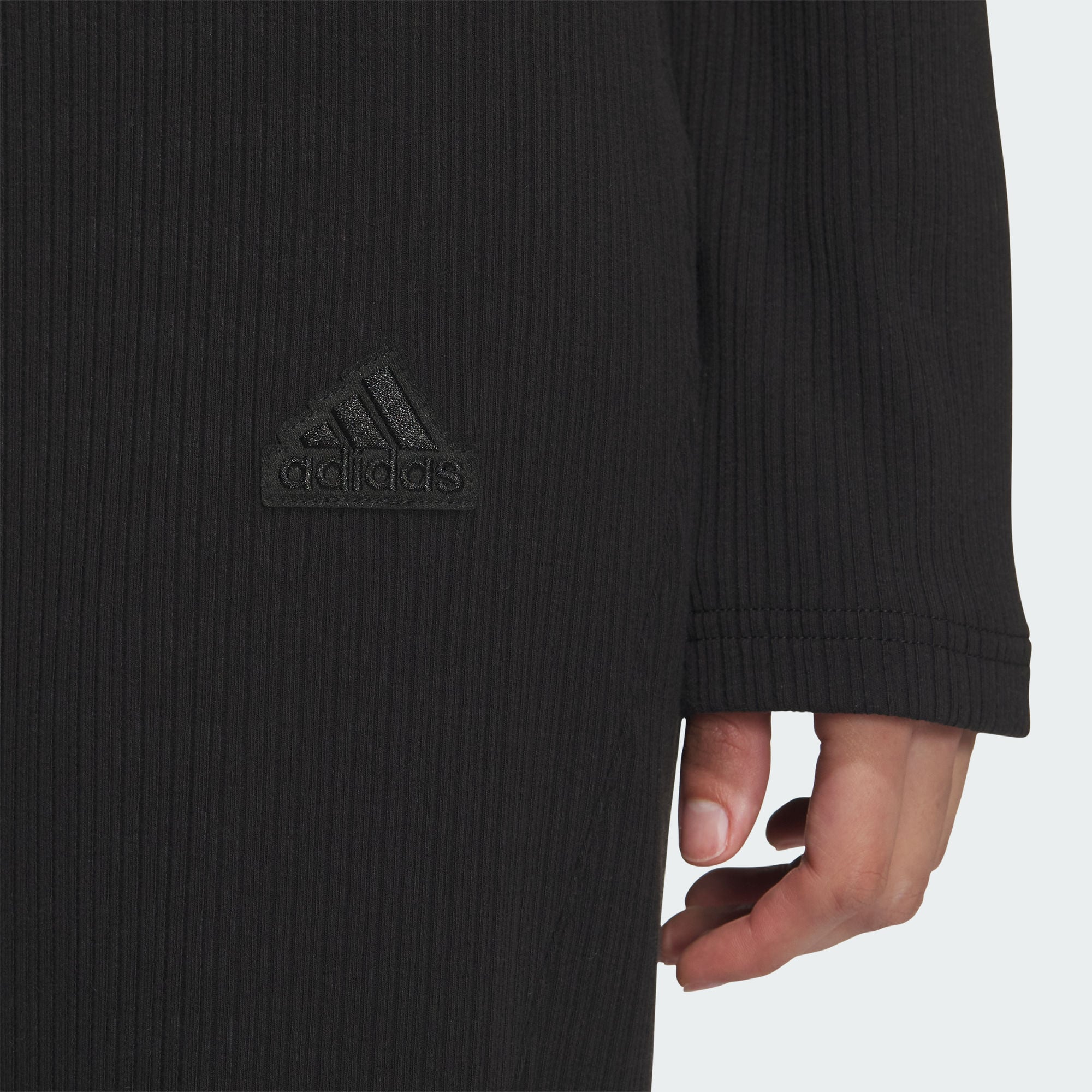 Adidas Lounge Casual Long Skirts Women's Black - POIZON