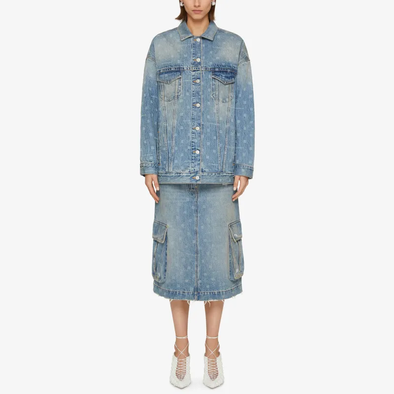 Givenchy Logo-print Denim Jacket-1