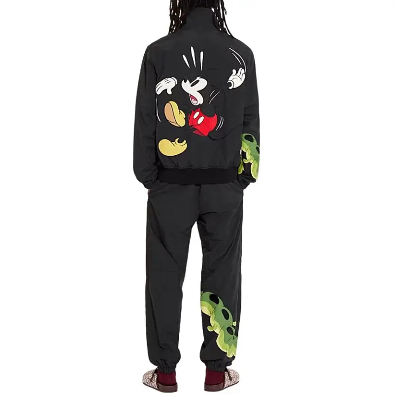 COACH X DISNEY Knitted Sweatpants Men's Black-2