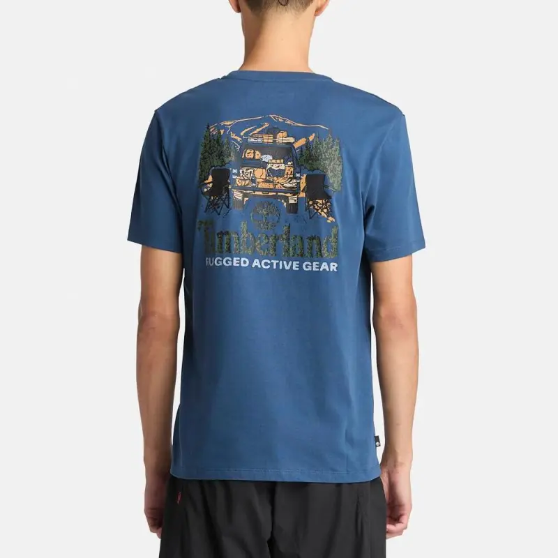 Timberland T Shirt Men's Dark Indigo-3