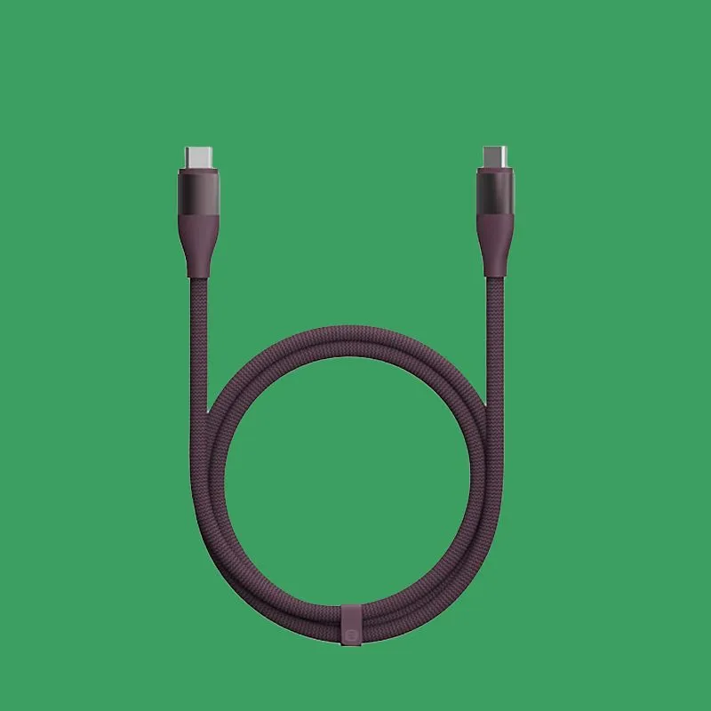 MI 6A Dual Type C High Speed Woven Cable 1 Meter Dual Type C Compatible With Xiaomi Apple Huawei Cell Phones Cables-4