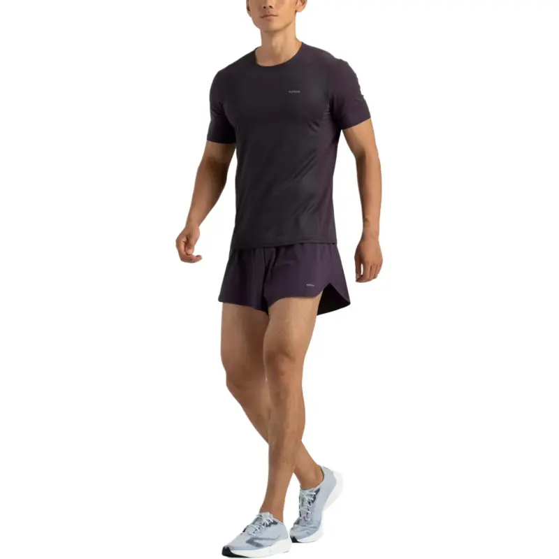 DECATHLON T-Shirt Men's Black Purple-3