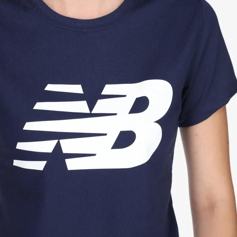New Balance Classic Flying NB T Shirt Women's Blue-4