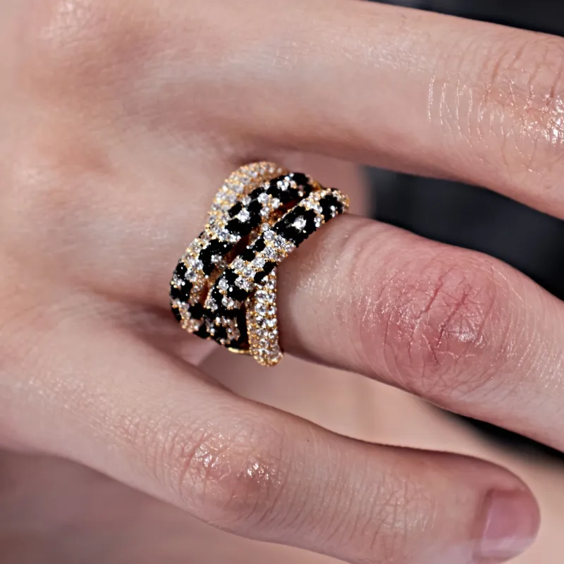 NothingButMini White Gold Plated Copper Rings Unisex-9