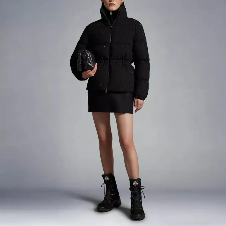 Moncler Fuligule Giacca Piumino Corto Da Donna Down Jacket Women's Black-2