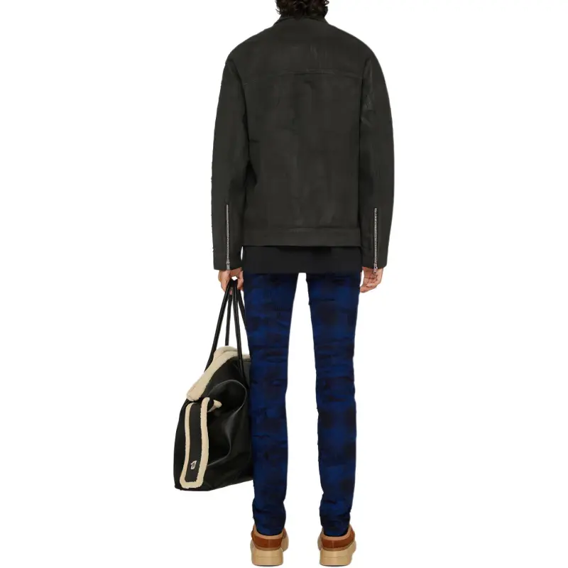 Givenchy Zip And 4G Rivet Denim Jacket-2