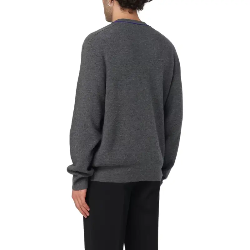 Burberry Equestrian Knight Intarsia Knit Crewneck Jumper-4