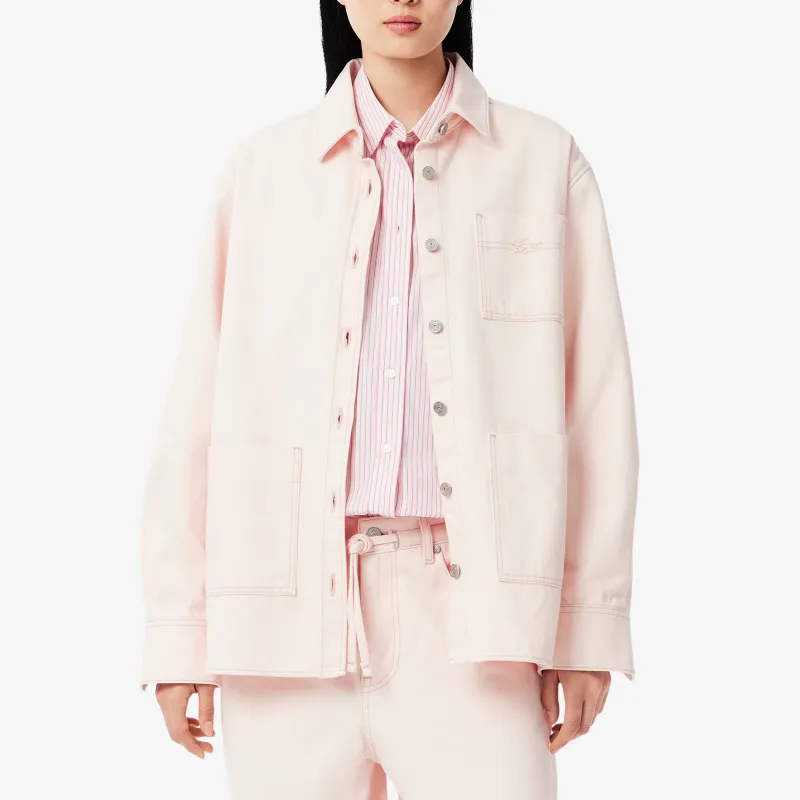 LACOSTE Jackets & Coats Women's Pink-1