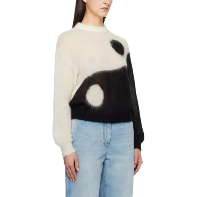 MOSCHINO Sweater Women's Black White-2