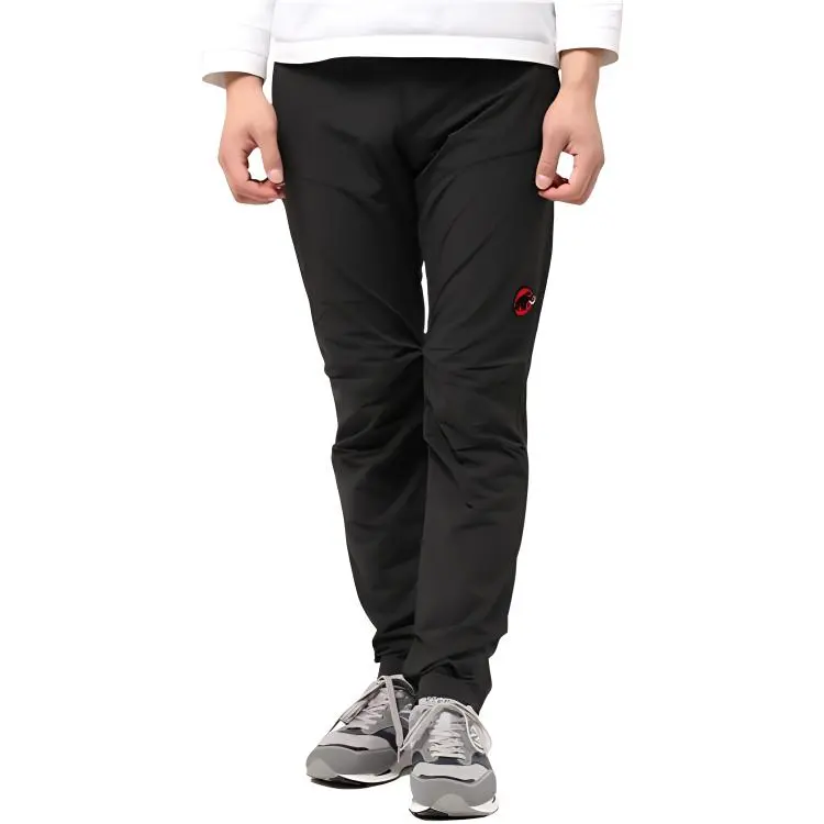 MAMMUT SOFTECH TREKKERS Casual Pants Unisex Black Comes With Necklace-2