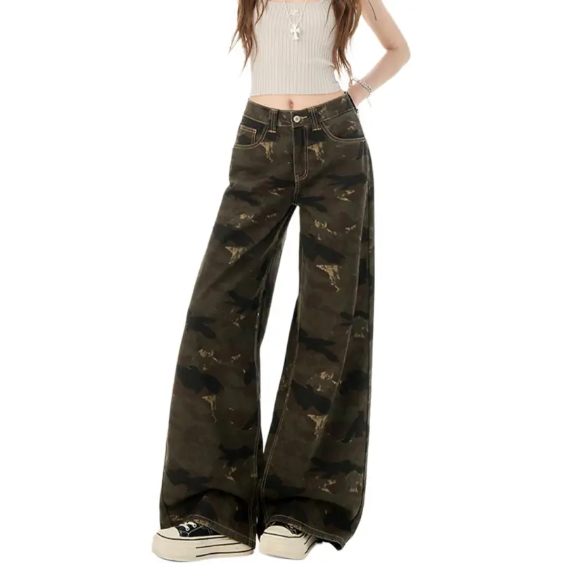 NHZN Jeans Women's Camouflage-2