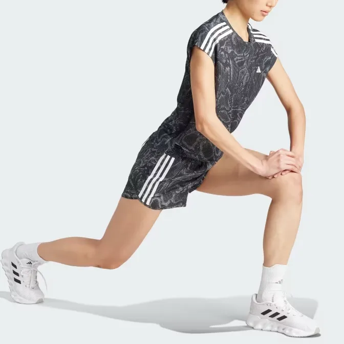 Adidas Free Shipping With AdiClub Own The Run Excite Allover Print Aeroready Shorts-2