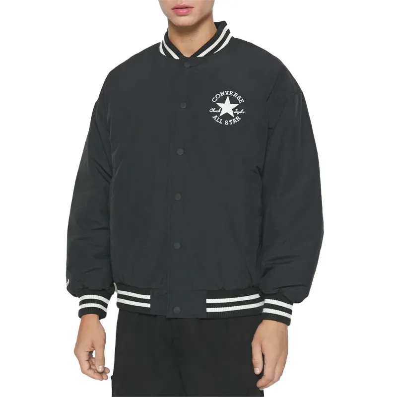 Converse Baseball Jacket Men's Black-2