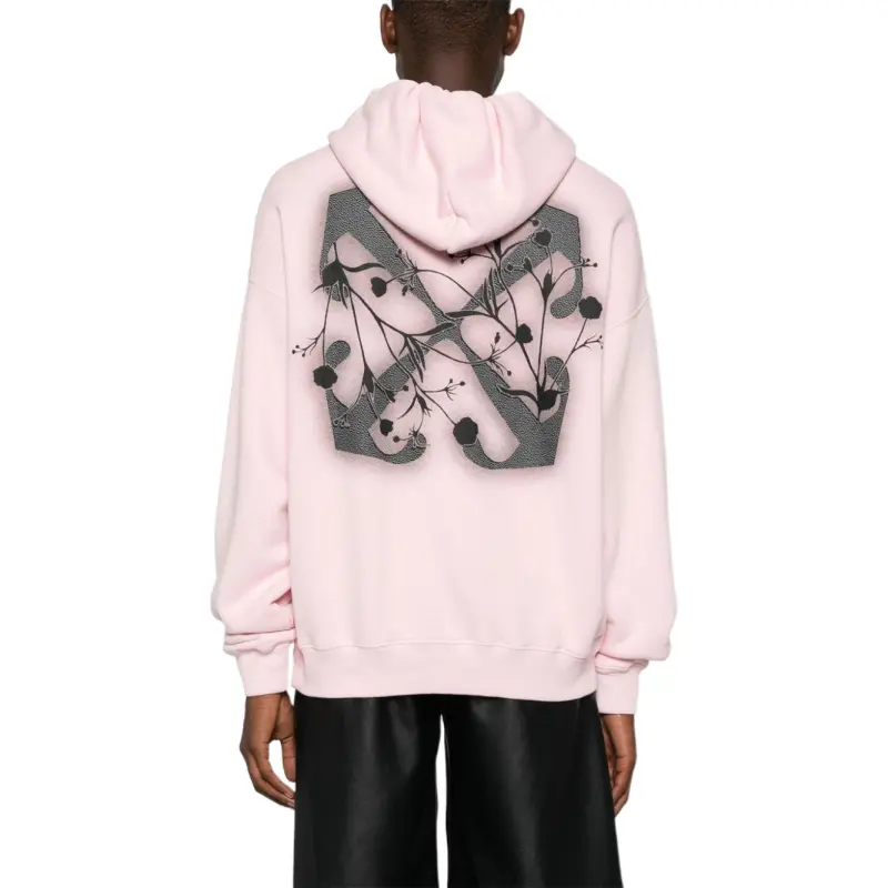 OFF WHITE Flower Arrow Skate Hoodie-4