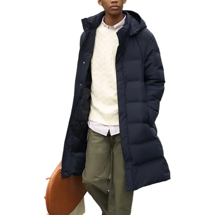 UNIQLO Down Jackets Men Night Blue-2
