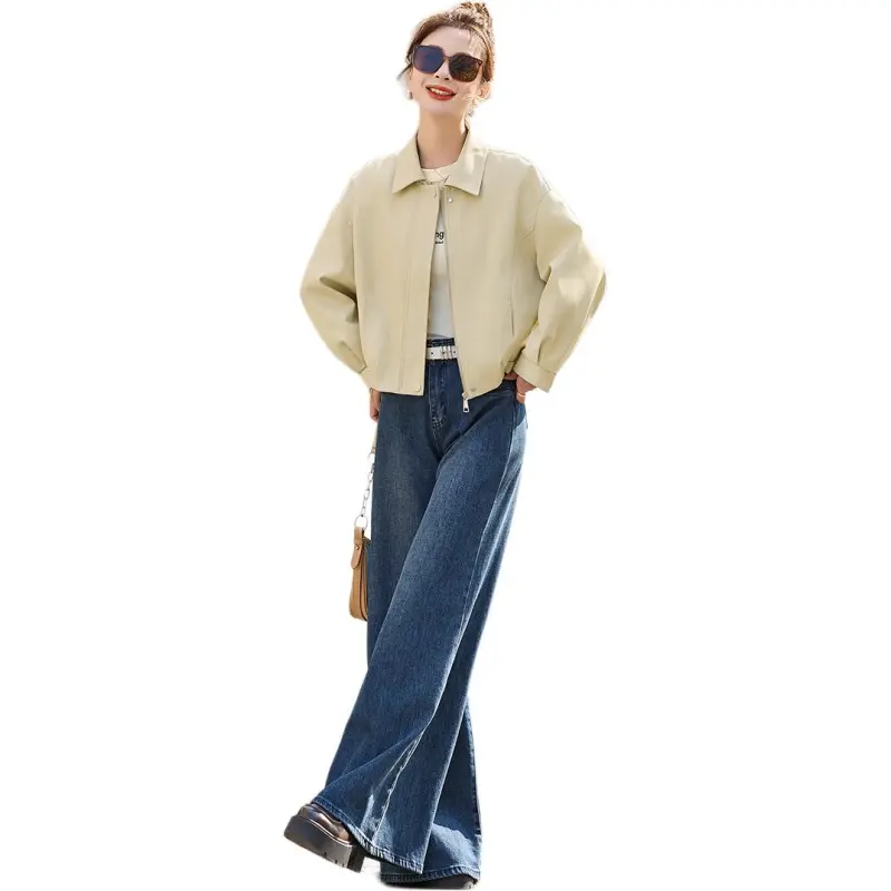 Fele.d Leather Jackets Women's-4