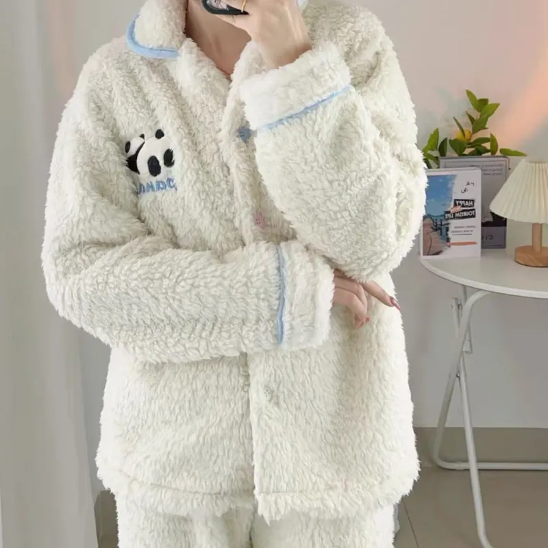 WANANNI Pajama Set Women's White-1