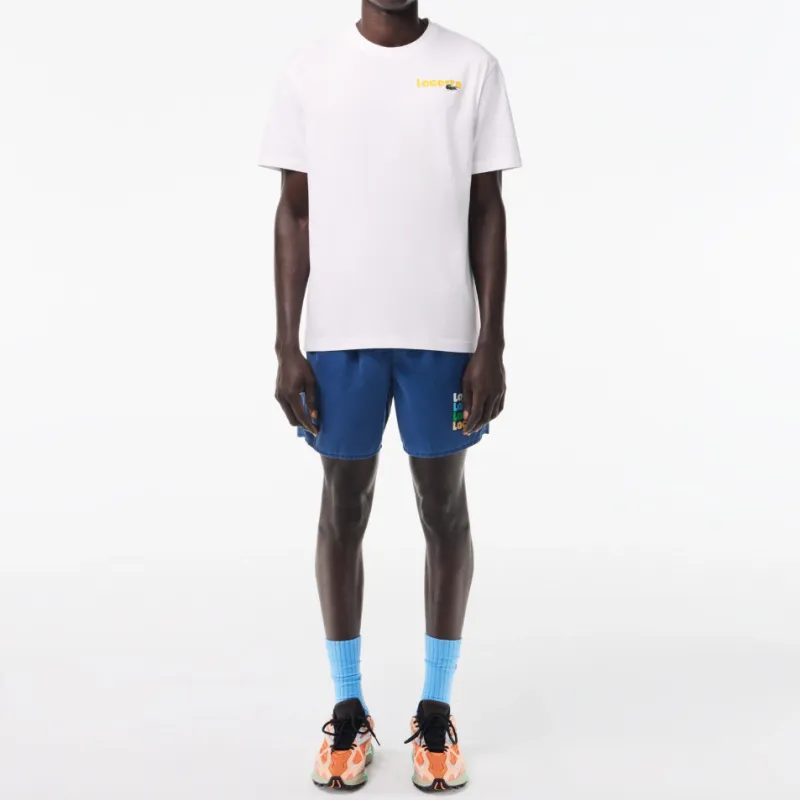 LACOSTE Short Sleeved Crewneck T Shirt-4