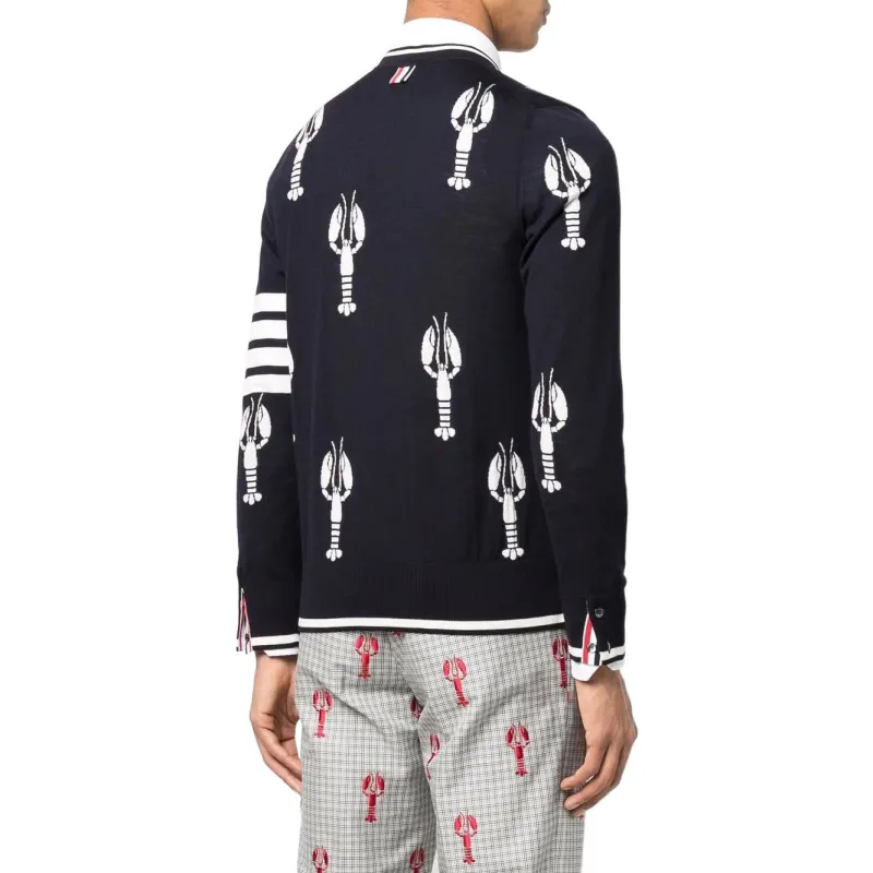 THOM BROWNE· SS22 Sweater Men's Black-2