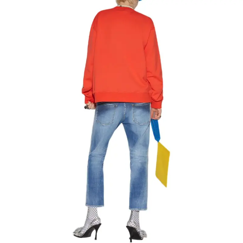 DSQUARED 2 High Waist Cropped Skinny Jeans-2