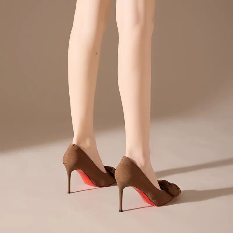 PINWEISHIDU Slim Heel High Heels Women's-4