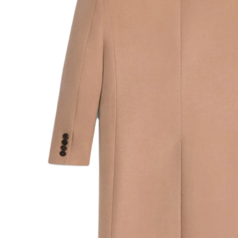 CELINE Chesterfield Coat In Camel Cloth-3