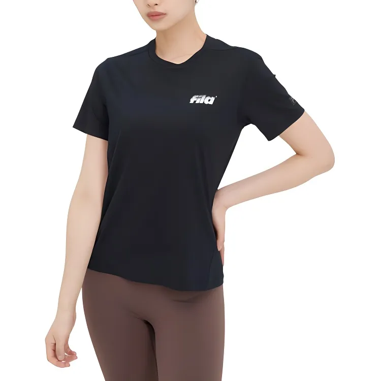 FILA T Shirts Unisex Black-2