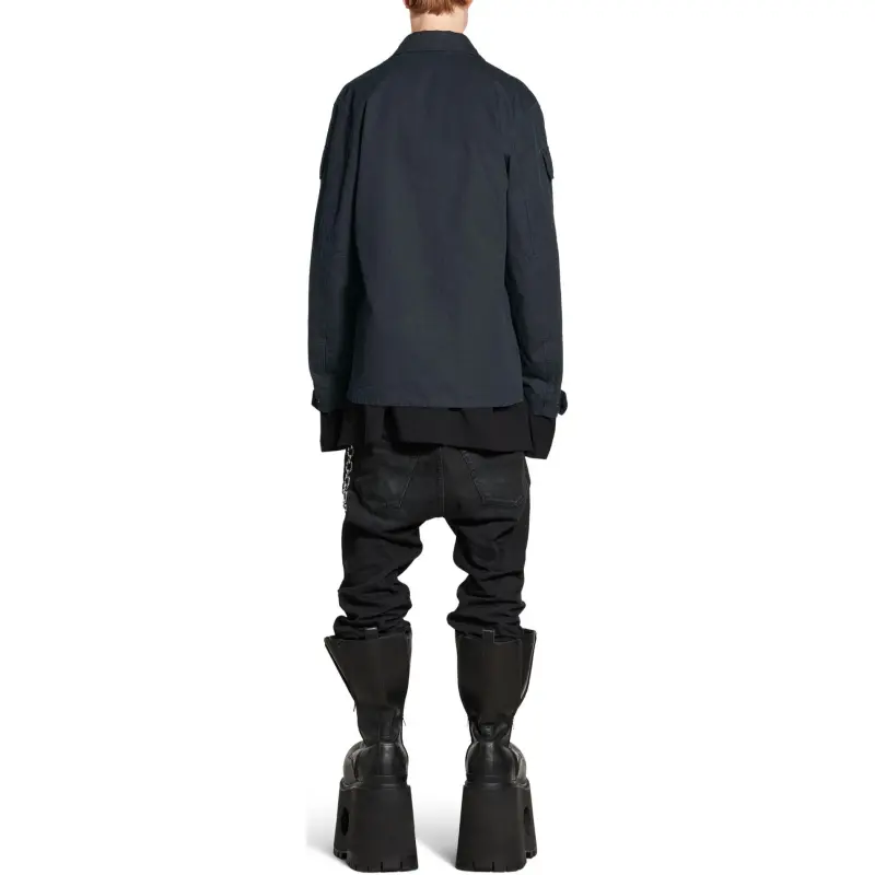Balenciaga Military Ripstop Shirt Jacket-3