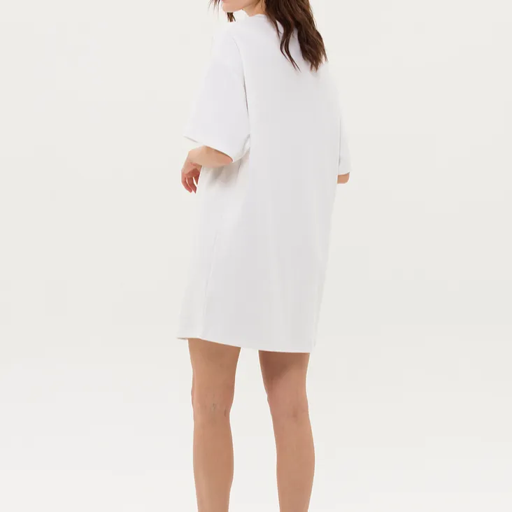 GUESS Short Sleeved Dresses Women's Optical White-5