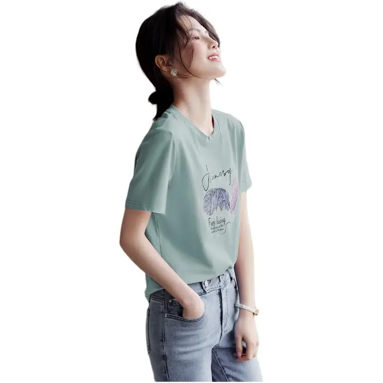 XWI Regular T Shirt Women's Gray Blue-2
