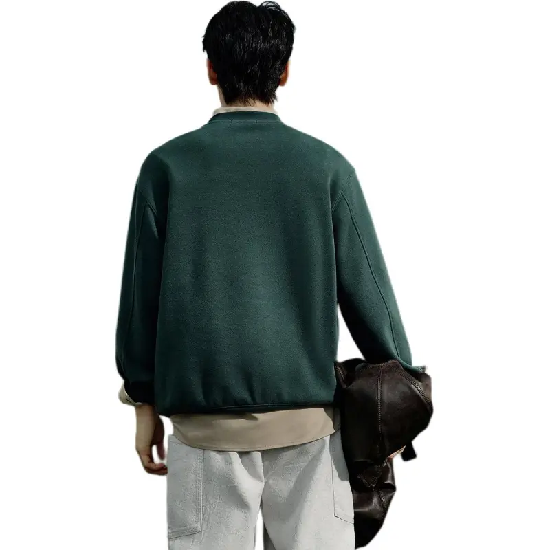 PEACEBIRD MEN Sweatshirt Men's Dark Green 1-2