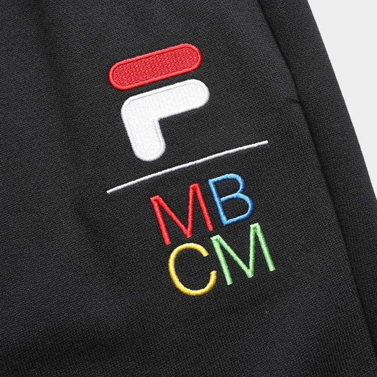 FILA FUSION x Marcelo Burlon Knitted Sweatpants Men's Pitch Black-3