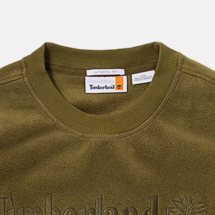 Timberland Sweatshirts Men Dark Olive Green-2