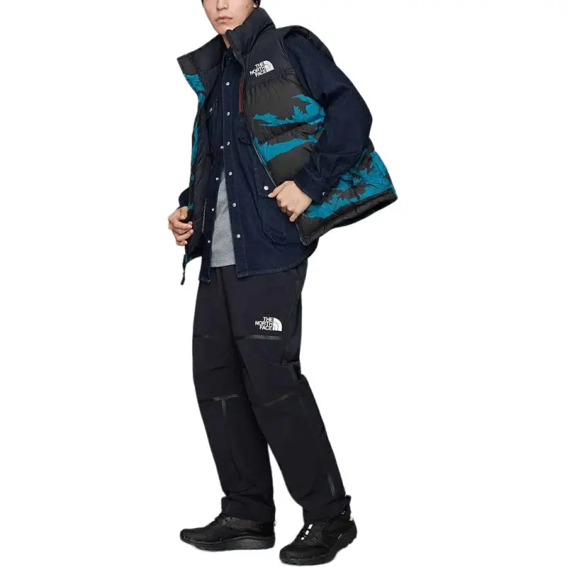 THE NORTH FACE Vest Unisex Blue Black-4