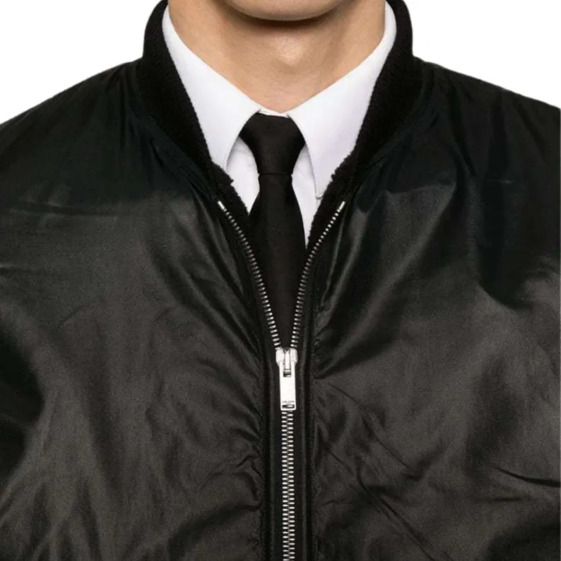 SAINT LAURENT Zip-Up Long-Sleeved Jacket-5