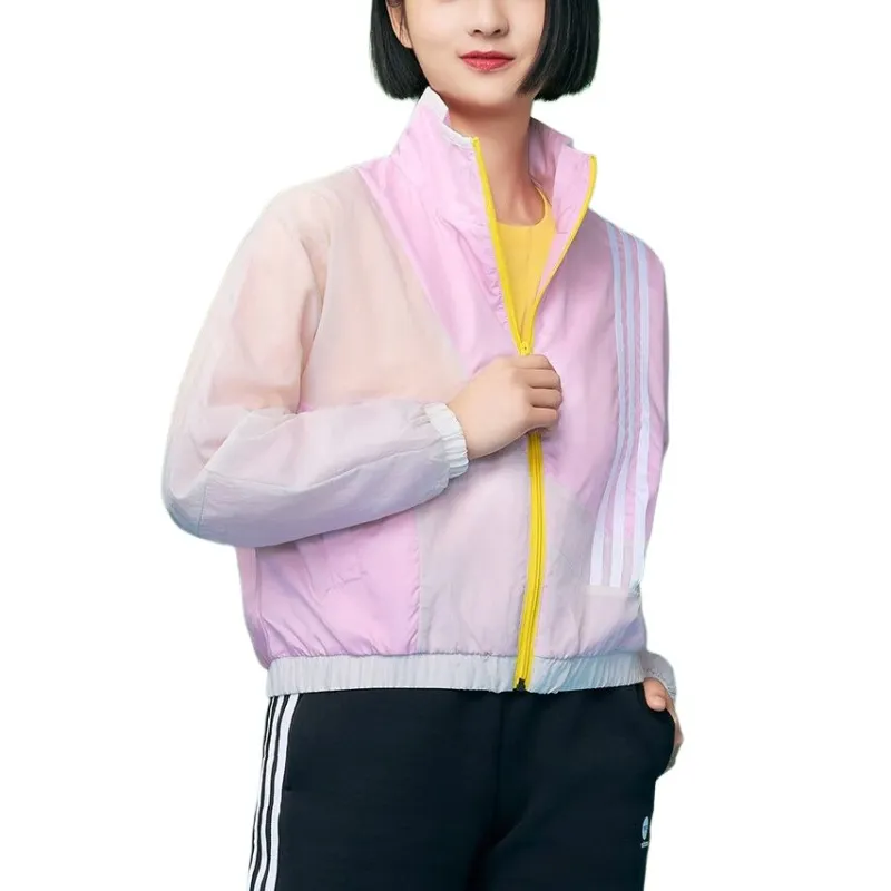 Adidas Neo Jackets Women's Ivory Pink-4