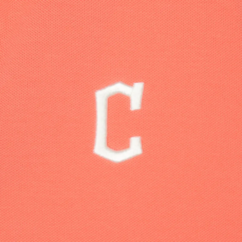 MLB Cleveland Guardians Polo Shirt Women's Coral-2