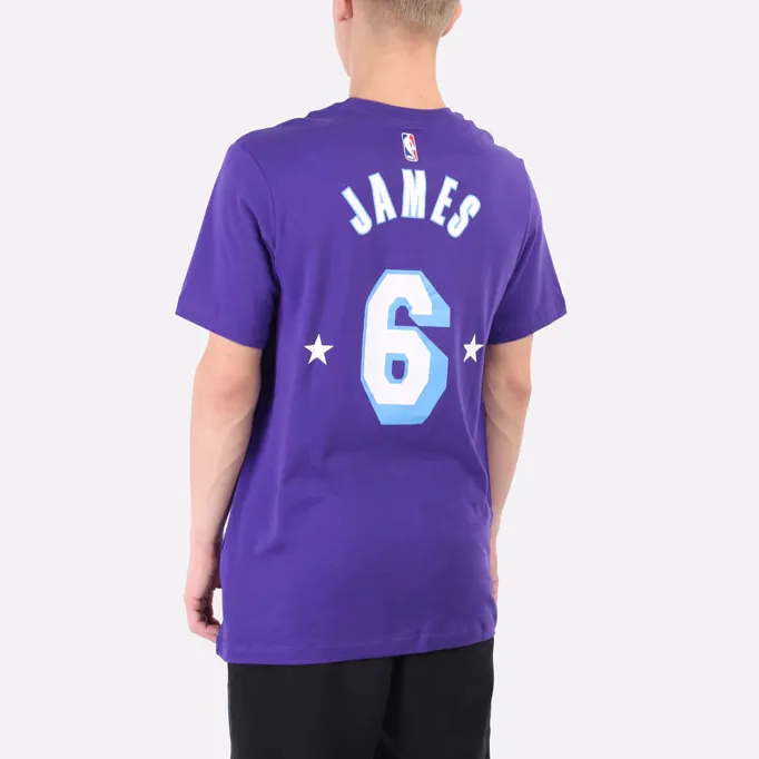 Nike T Shirts Men Los Angeles Lakers-2