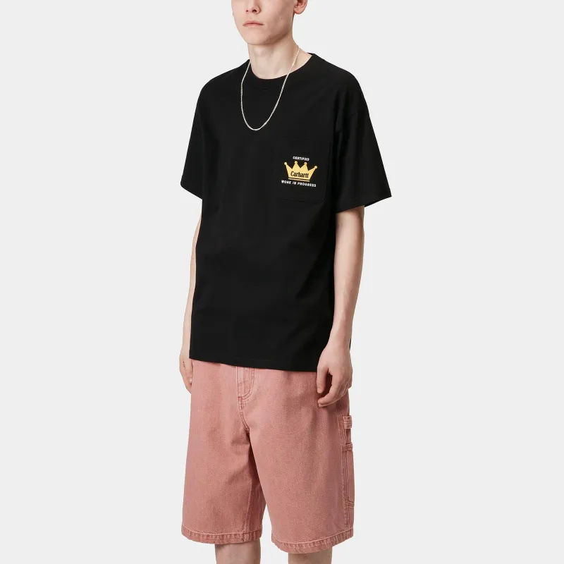 Carhartt WIP S/S Pocket T Shirt Men's Black-2