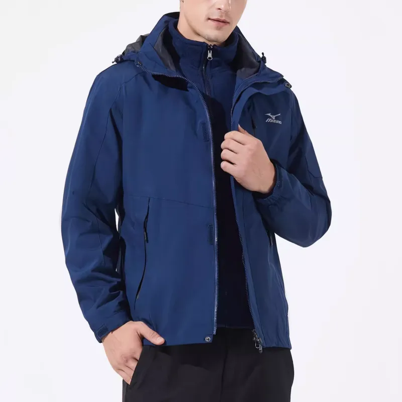 Mizuno Windproof, Thermal, And Water Repellent Windbreaker Jacket Unisex-9