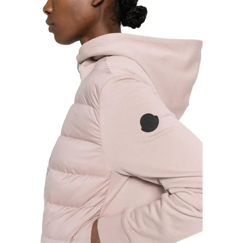 Moncler Logo print Hooded Padded Jacket-4