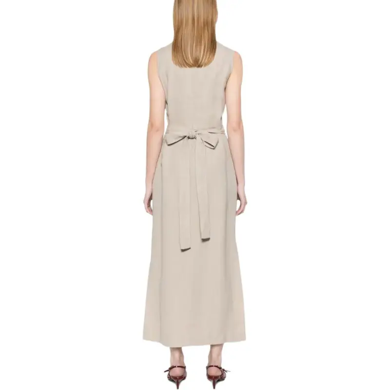 Brunello Cucinelli Wrap effect Midi Dress-3