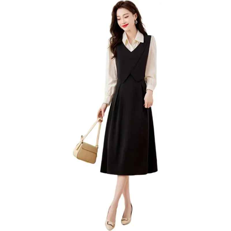 Fele.d Long Sleeved Dress Women's-3