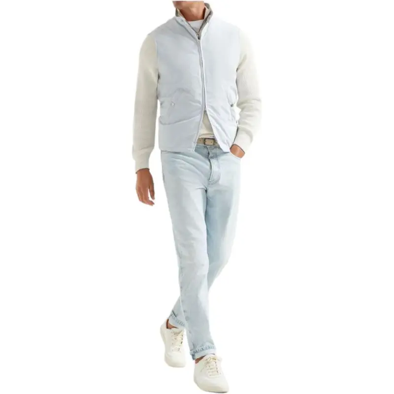 Brunello Cucinelli Logo Patch Mid Rise Jeans-3