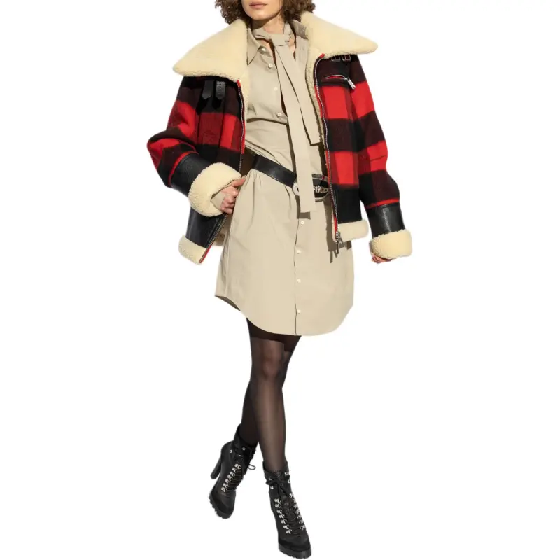 DSQUARED 2 Belted Waist Buttoned Shirt Dress-2