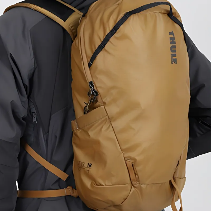 THULE Nylon Outdoor Hiking Bag Backpacks Unisex Brown-4