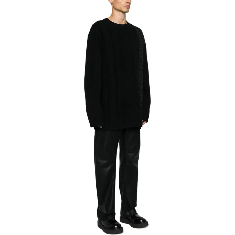Yohji Yamamoto Cable knit Sweater-2