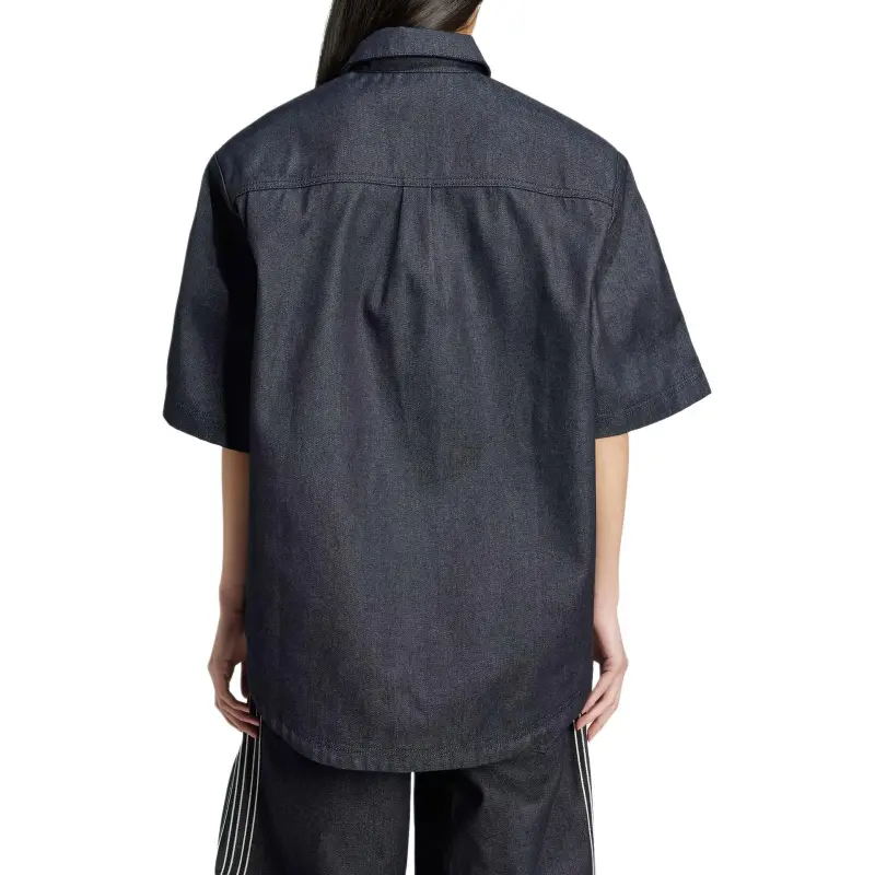 Adidas Originals Denim Short Sleeve Shirt-2