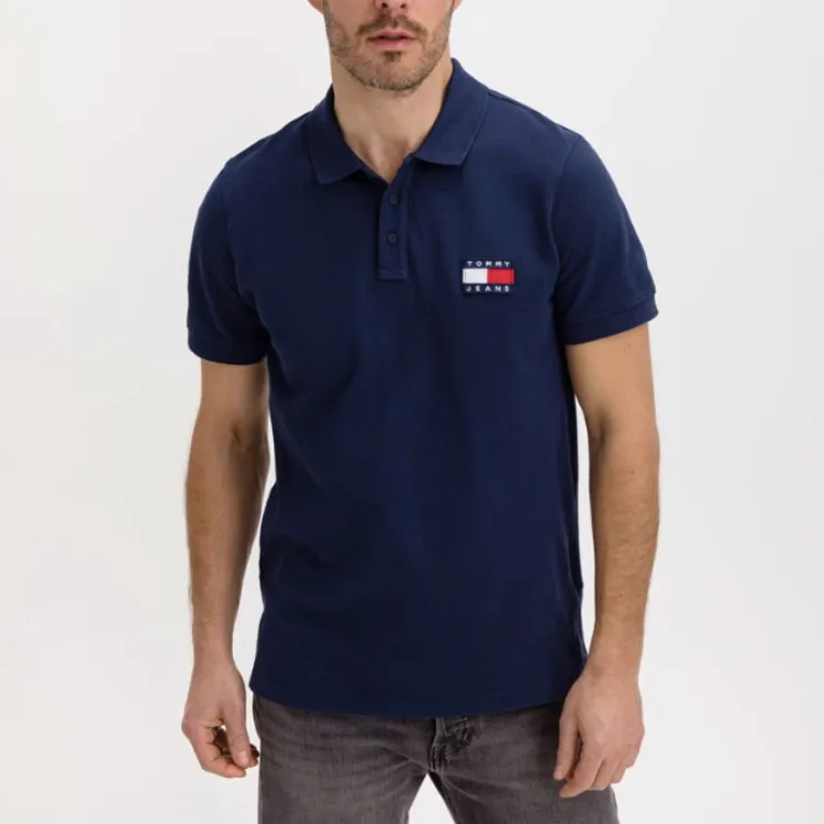 Tommy Hilfiger Polo Shirt Men's Navy Blue-3
